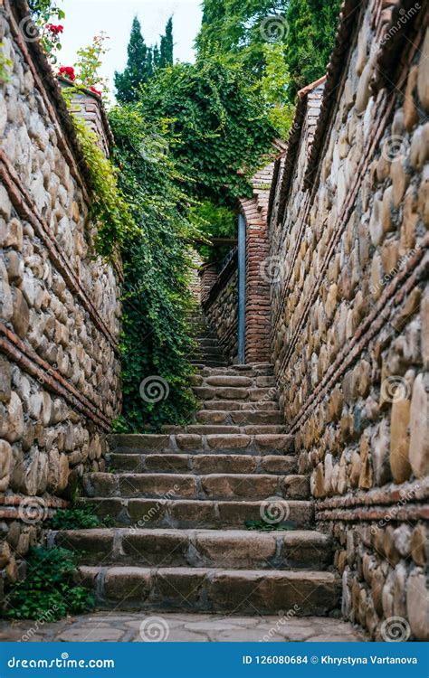 Escaleras De Piedra Viejas Foto De Archivo Imagen De Parque 126080684