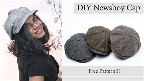 Diy Newsboy Cap How To Make Newsboy Hat Free Pattern Baker Boy