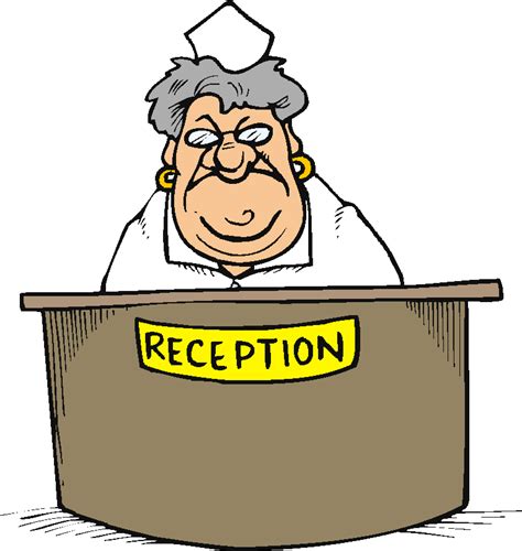 Receptionist open free content illustration, front desk receptionist transparent background png clipart. Doctor Images Cartoon - Cliparts.co