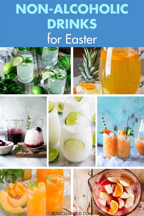 Non traditional ways to celebrate easter. Non-Alcoholic Drinks for Easter • Rose Clearfield