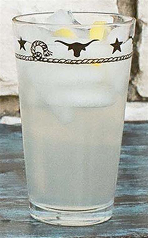 Stars And Longhorns Iced Tea Glasses Set Of 4 Out Of Stock Until 03 06 2024 Lone Star