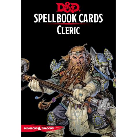 Dnd 5e Spellbook Cards Cleric Halcyon Games