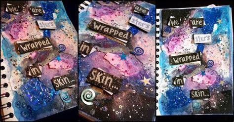 My Latest Art Journal Page We Are Stars Wrapped In Skin Quote Rumi