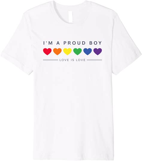 Mens Im A Proud Gay Boy Love Is Love Lgbtq Pride Trend