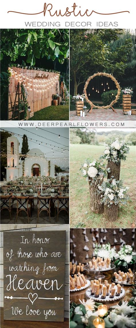 Top 20 Rustic Wedding Ideas for Wedding 2024 | Deer Pearl Flowers - Part 2