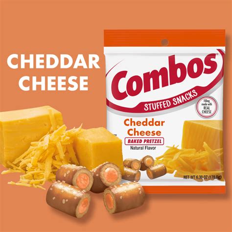 Combos Cheddar Cheese Pretzel Baked Snacks 63 Oz Bag Combos®