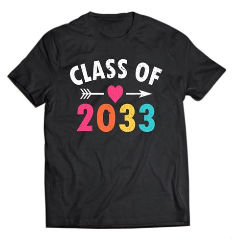 Class Of 2033 Shirt Pre K Graduate Preschool Graduation Shirtinblues