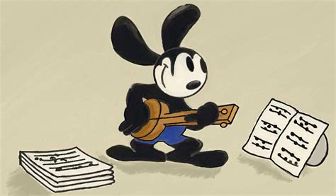 Oswald The Lucky Rabbit Playing A Tune Etsy