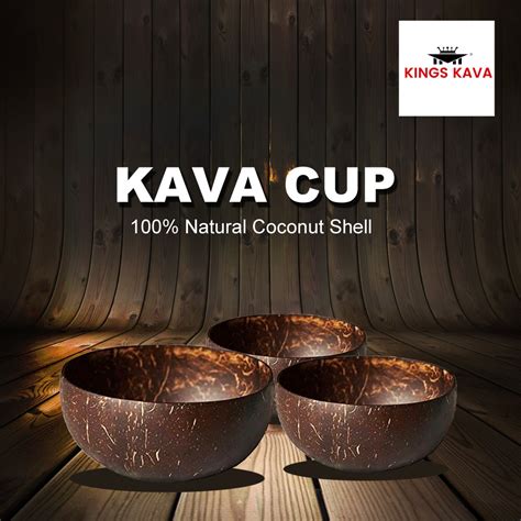 Traditional Kava Cup 3 Pack Kings Kava New Zealand