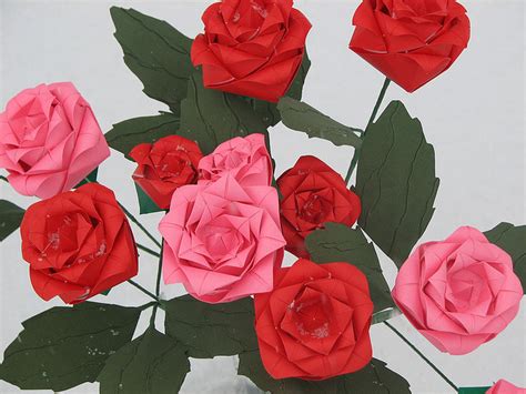 Origami Maniacs Beautiful Origami Rose By Hiromi Harashi