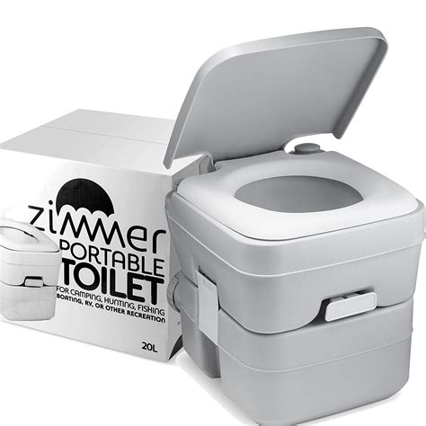 Buy Portable Toilet Camping Porta Potty Gallon Waste Tank Durable Leak Proof Flushable