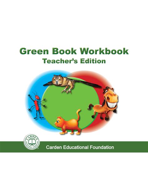 Ted Green Book Workbook Teachers Edition The Carden Educational