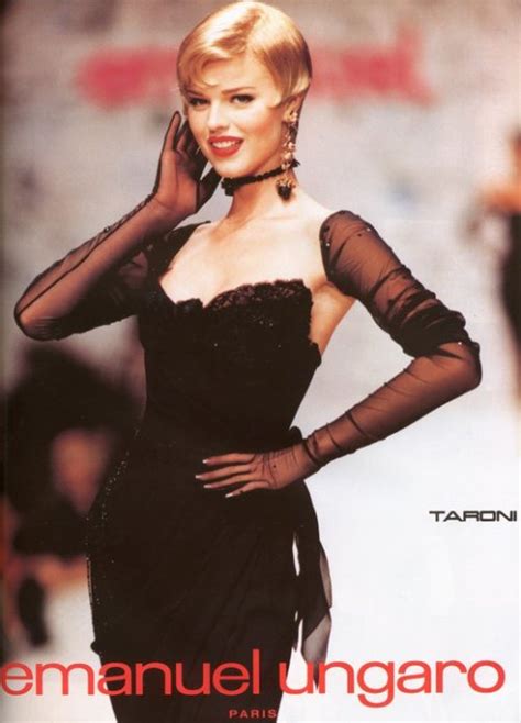 Supermodel Shrine Eva For Emanuel Ungaro 1995