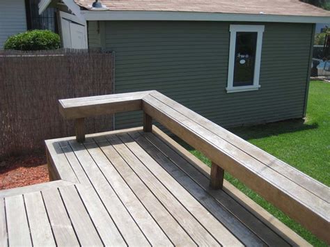 Deck Ideas—simple Bench 1000 Simple Benches Decks Backyard