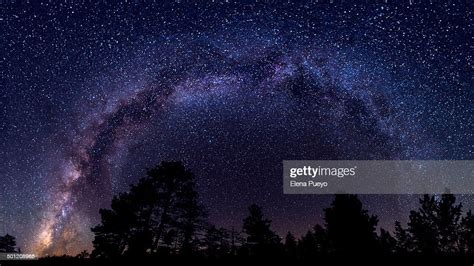 Milky Way Scenic View Of Night Sky High Res Stock Photo Getty Images