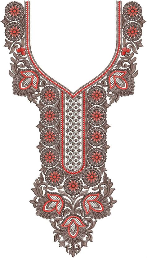 Neck Gala Embroidery Design