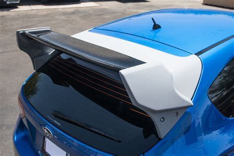 New Carbon Fiber Rally Wing For Subaru Wrx Sti Hatchback Agency Power