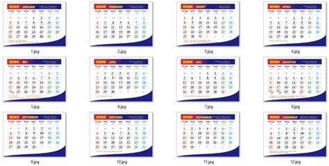 Kalender Indonesia 2020  Lengkap Dengan Hari Libur Nasional