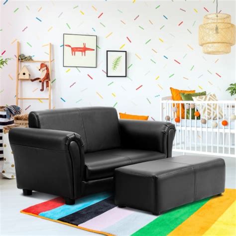 Kids Sofa Armrest Chair Couch Lounge In Black 1 Unit Dillons Food Stores