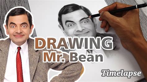 How To Draw Mr Bean Timelapse Youtube