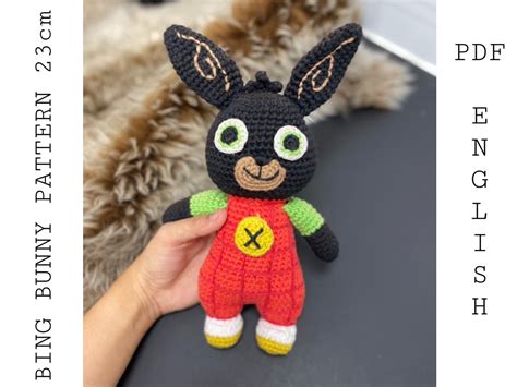 Bing Bunny Crochet Amigurumi Pdf Pattern In English Uk
