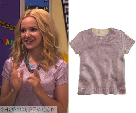Liv And Maddie Season 2 Episode 23 Livs Pink Metallic Top Liv And