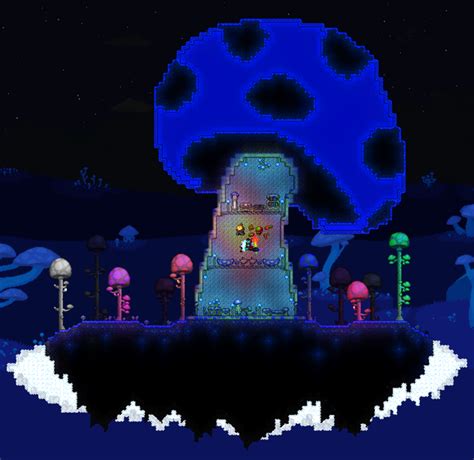 I Built A Floating Mushroom Biome And Decided To Post It On Here What