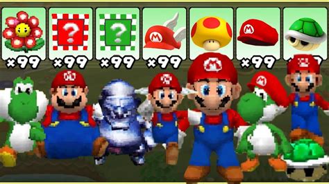 Super Mario 64 Ds All Power Ups Youtube