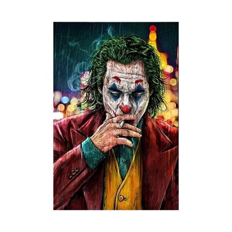 The Joker Canvas Printing Wall Art Paintings Home Decoration Etsy In