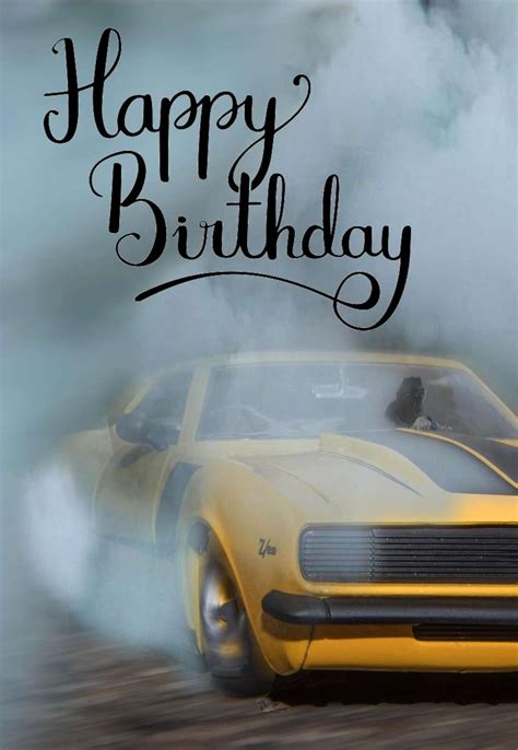 Car Enthusiast Printable Birthday Cards — Printbirthdaycards