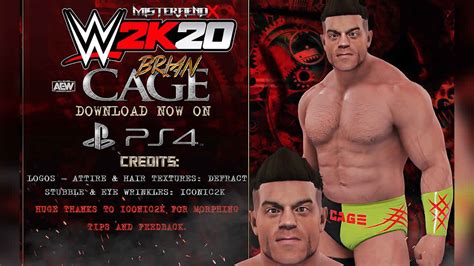 Brian Cage Wwe 2k20 Caw Ps4 • Elementgames