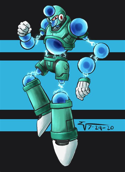 Mega Man Crystal Man By Ev Artwork On Deviantart
