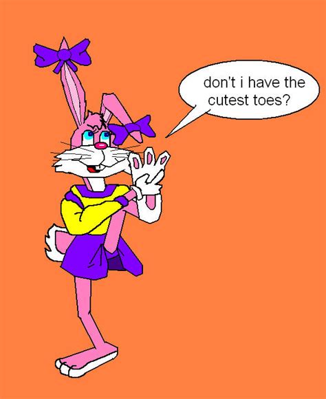 Babs Bunnys Cutest Toes By Apriloneil1984 On Deviantart