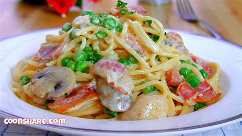 Mushrooms take the place of the traditional cured pork in this vegetarian carbonara recipe—but fear not, the dish does not lack depth of flavor! Bacon and Mushroom Carbonara - YouTube
