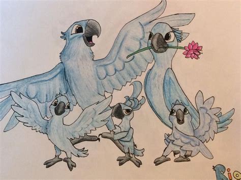 Rio Macaws By Scratchdixie On Deviantart Disney Drawings Sketches Bird