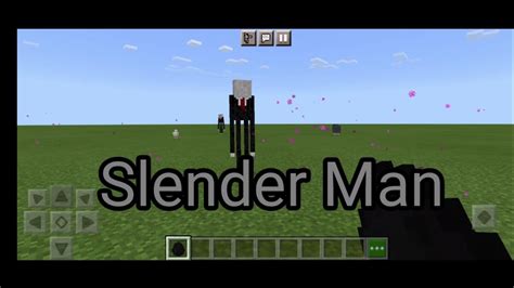 Slender Man Mod In Minecraft Pe Youtube