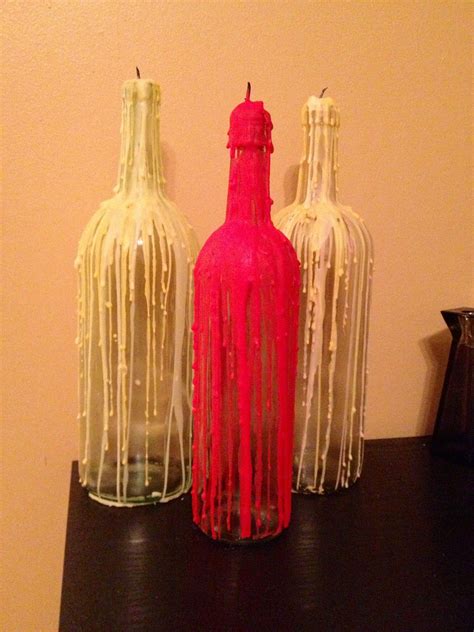Diy Wax Wine Bottles Remember Doing This As A Young Child Wine