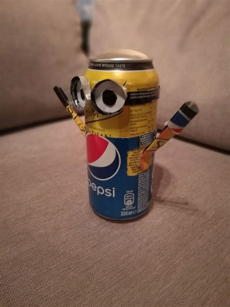 Pepsi Schweppes Minion Soda Can ~ Vereckei Tibor Rajzai