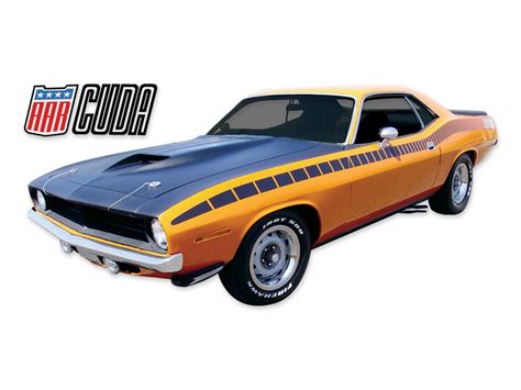 Buy Phoenix Graphix 1970 Plymouth Barracuda Cuda Aar Cuda Decals