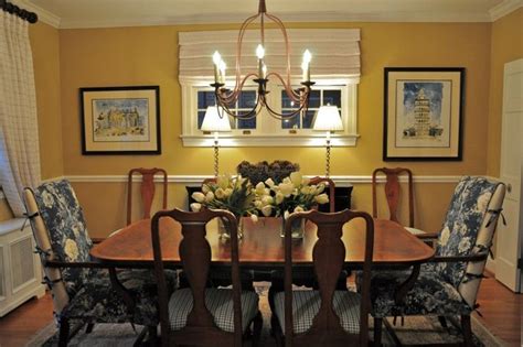 It's big, bright and can be seen from most of the rooms on the main floor. Modern Colonial - Traditional - Dining Room - DC Metro - by Lauren Racowsky for Ethan Allen Sterling
