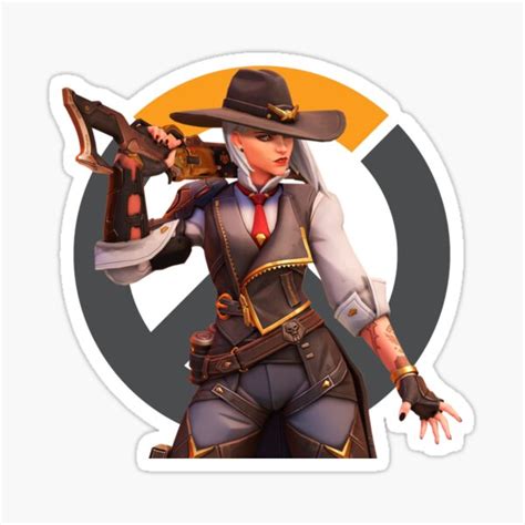 Ashe Overwatch Stickers Redbubble