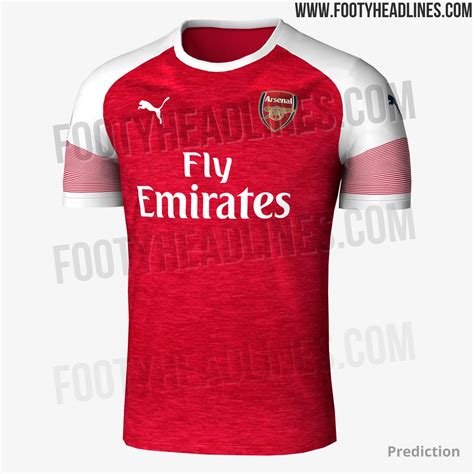 Arsenal 18 19 Home Kit Leaked Footy Headlines