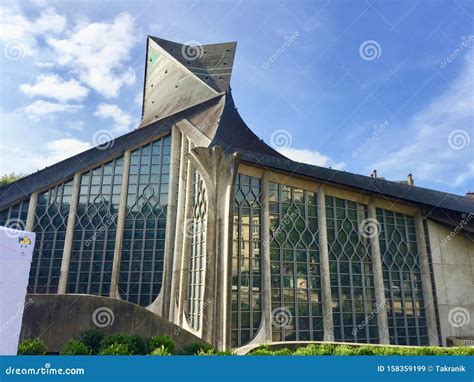 Church Of St Joan Of Arc Rouen France Stock Image Image Of Europe