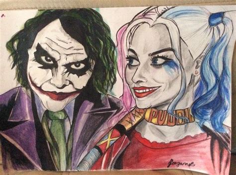 Joker And Harley The Joker And Harley Quinn Fan Art 39850817 Fanpop