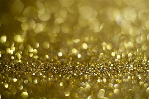 Abstract Of Bright And Sparkling Bokeh Background Golden And Diamond