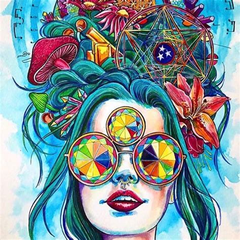 i can stare at trippy art all day i just might rave life psychedelic drawings hippie art