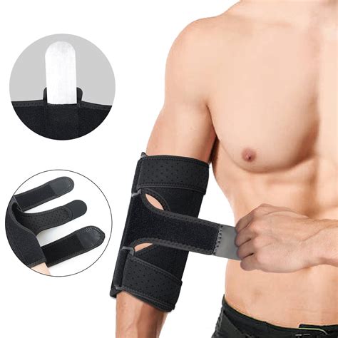 Tennis Elbow Support And Braces With 2 Removable Metal Splints For