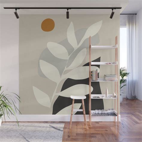 Buy Abstract Minimal 33 Wall Mural By Thindesign Worldwide Shipping