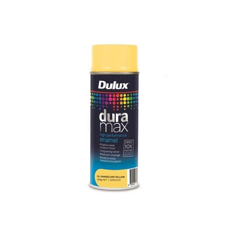 Dulux 340g Duramax Gloss Dandelion Yellow Spray Paint Bunnings Australia
