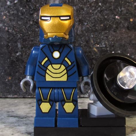 Iron Man Mark 30 Blue Steel Blue And Gold Tony Stark Armor